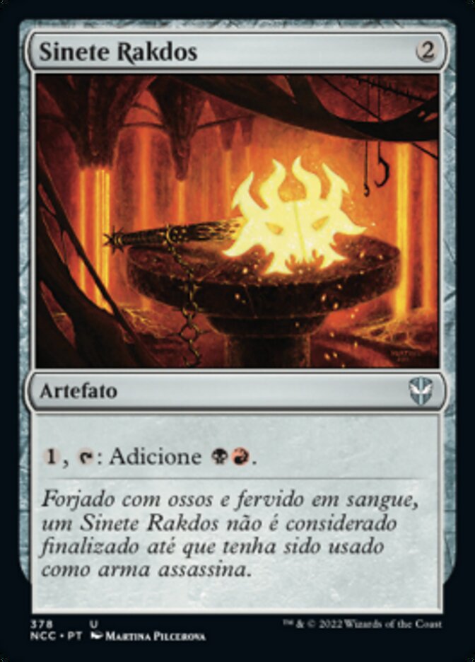 Sinete Rakdos - New Capenna Commander