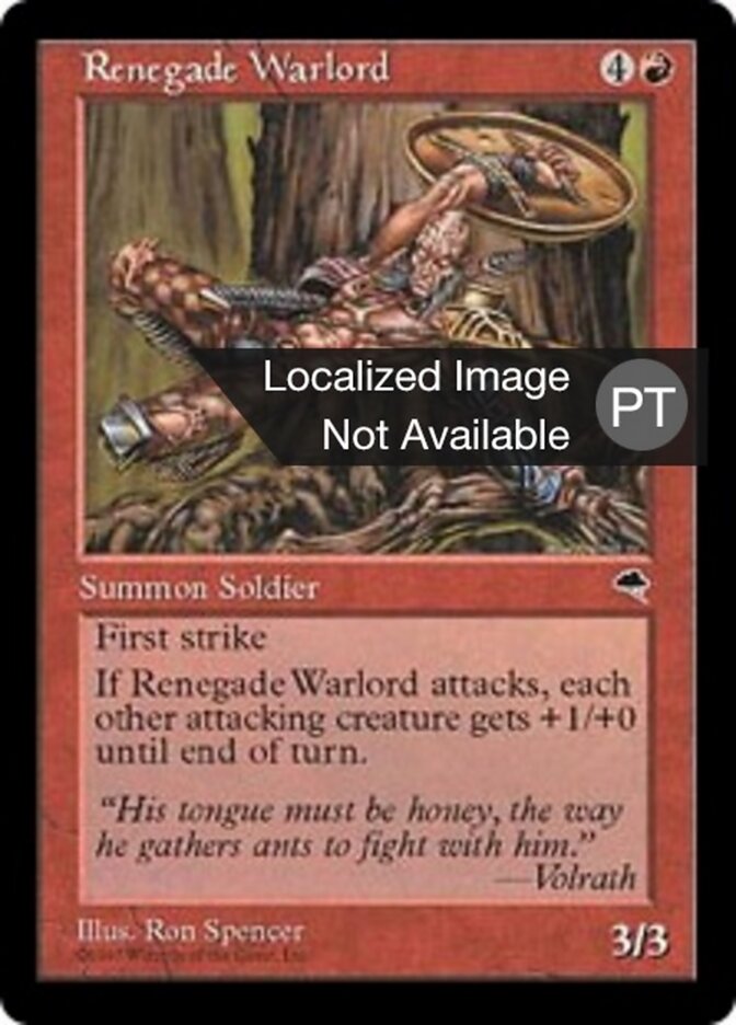 Senhor da Guerra Renegado - Tempest