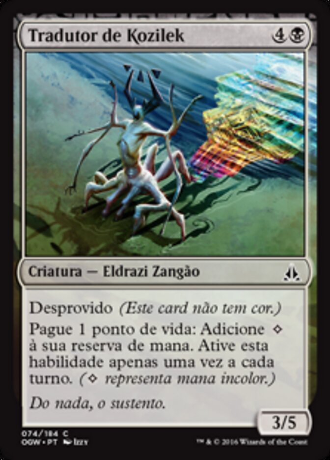 Tradutor de Kozilek - Oath of the Gatewatch