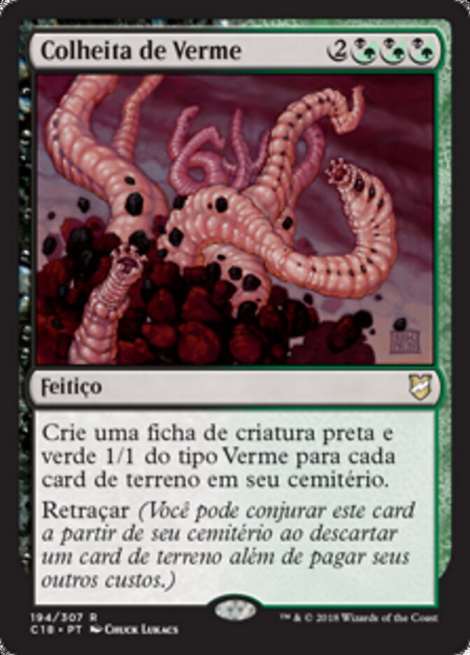 Colheita de Verme - Commander 2018