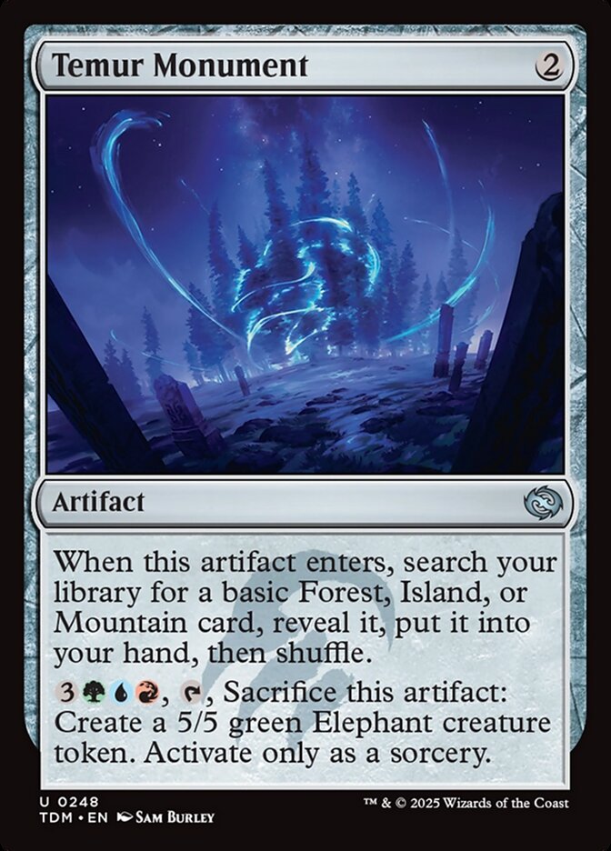 Temur Monument - Tarkir: Dragonstorm