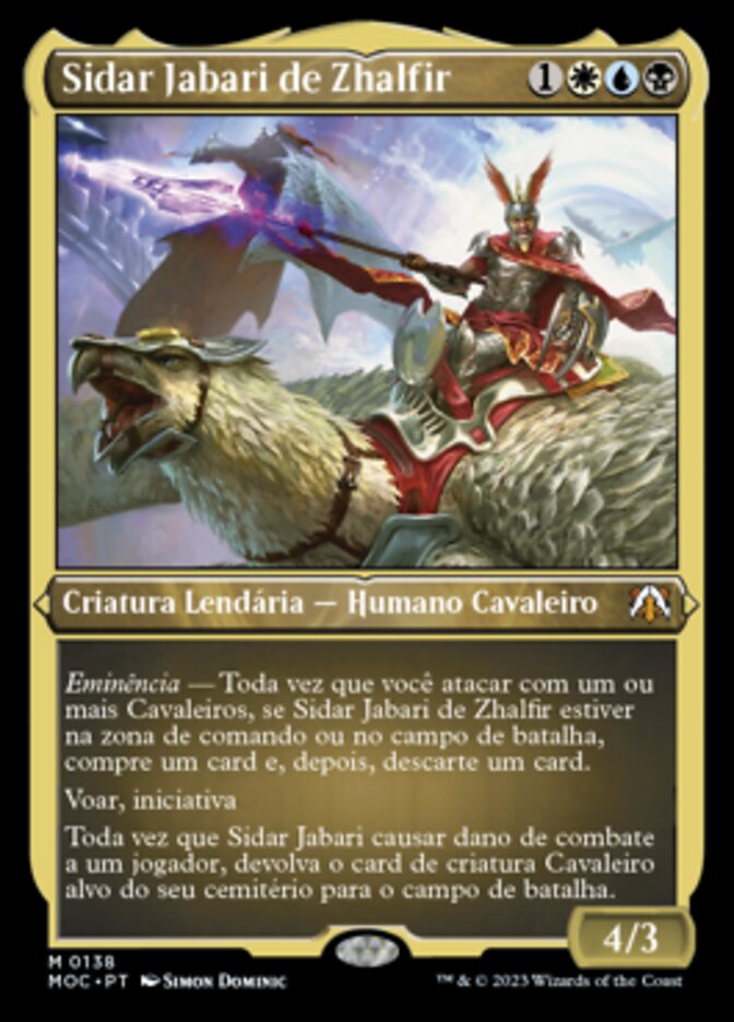 Sidar Jabari de Zhalfir - March of the Machine Commander