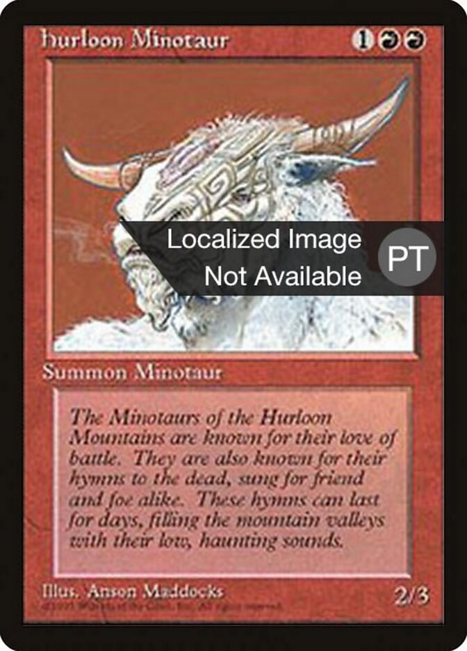 Minotauro de Hurloon - Fourth Edition Foreign Black Border