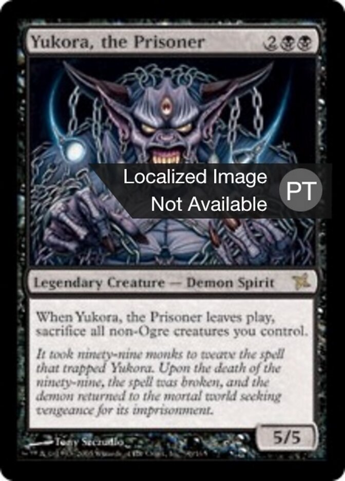 Yukora, O Prisioneiro - Betrayers of Kamigawa