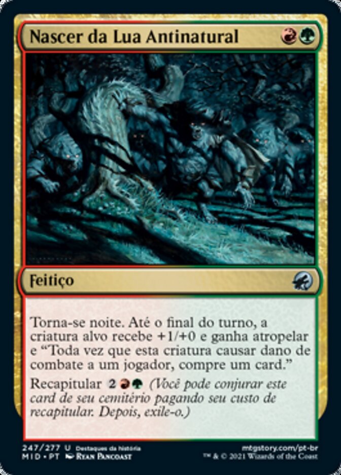 Nascer da Lua Antinatural - Innistrad: Midnight Hunt