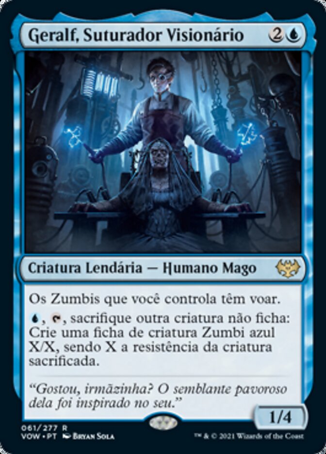 Geralf, Suturador Visionário - Innistrad: Crimson Vow