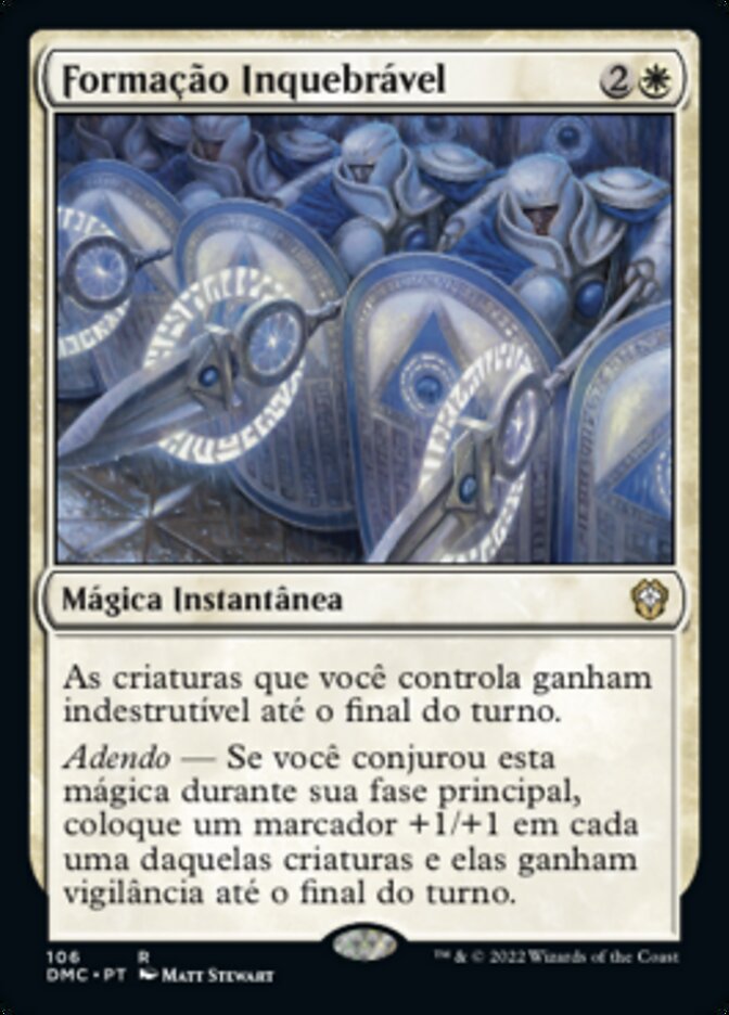 Formação Inquebrável - Dominaria United Commander