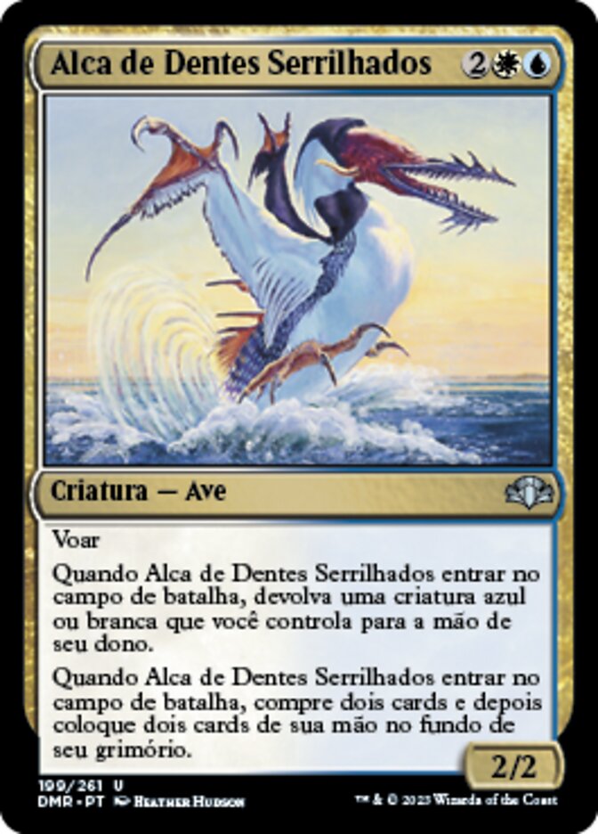 Alca de Dentes Serrilhados - Dominaria Remastered