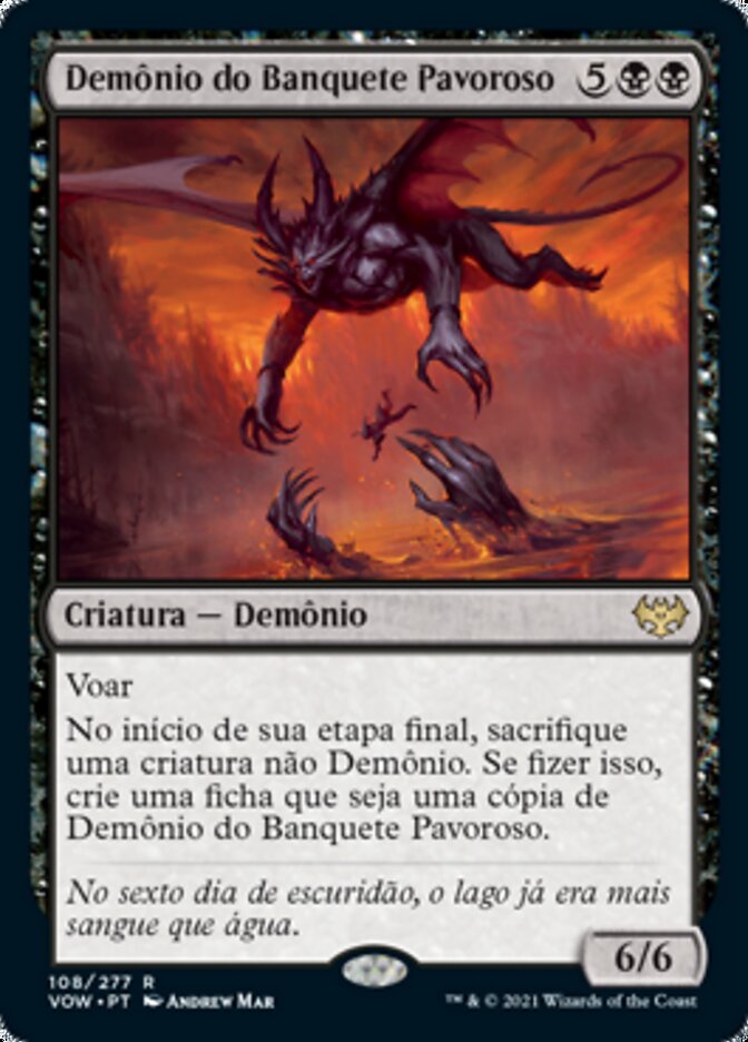 Demônio do Banquete Pavoroso - Innistrad: Crimson Vow