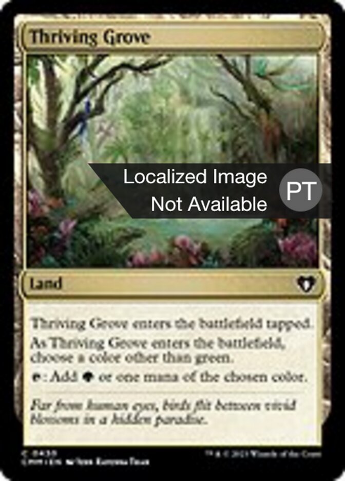 Bosque Vicejante - Commander Masters