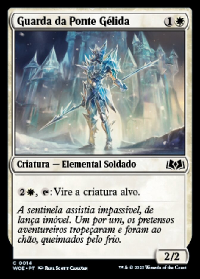 Guarda da Ponte Gélida - Wilds of Eldraine