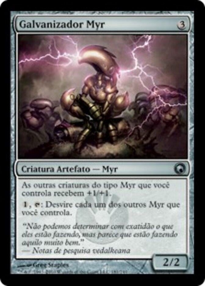 Galvanizador Myr - Scars of Mirrodin