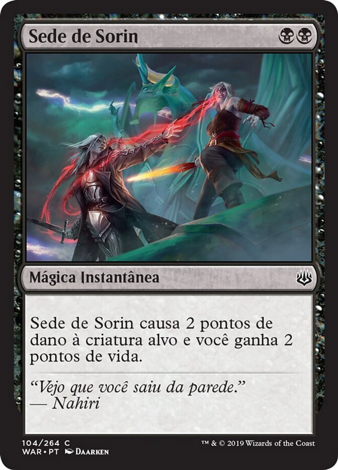 Sede de Sorin - War of the Spark