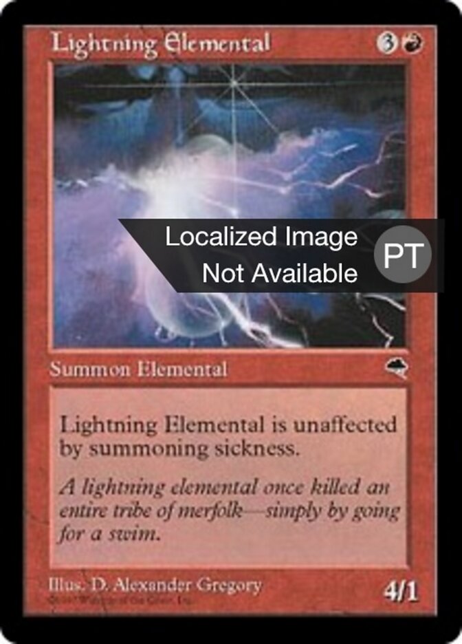 Elemental do Relâmpago - Tempest