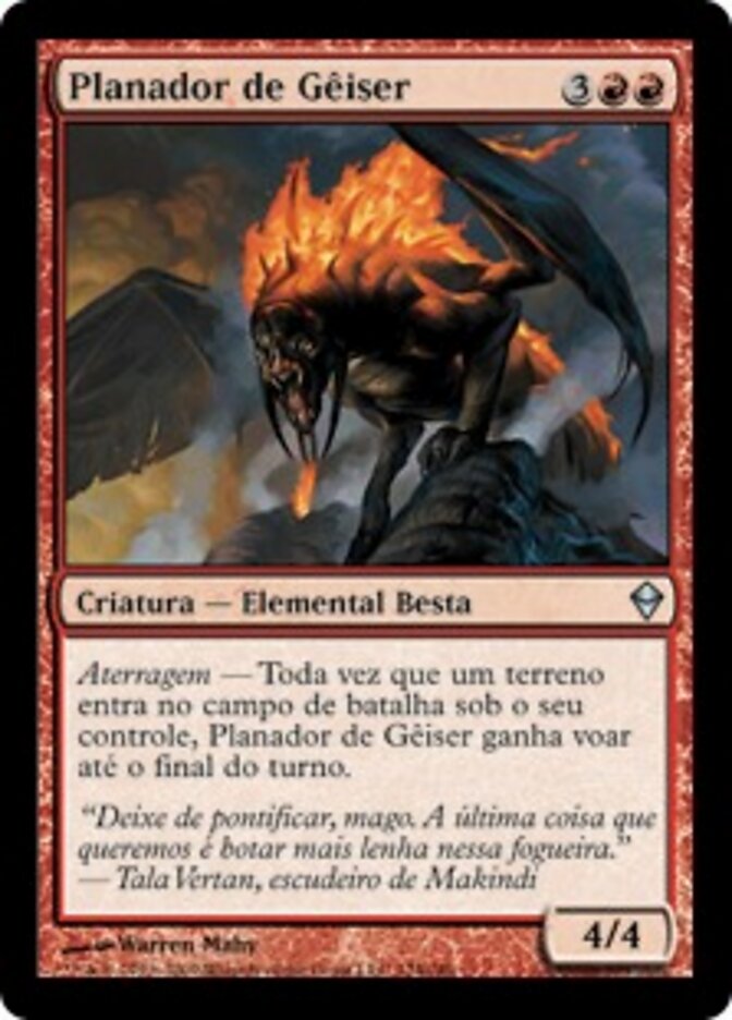 Planador de Gêiser - Zendikar