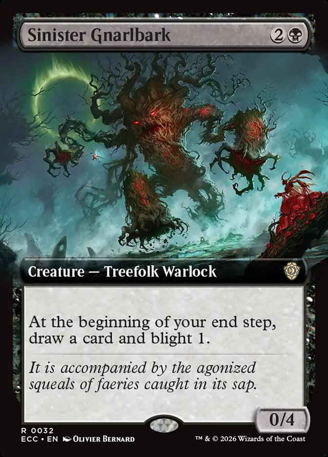 Sinister Gnarlbark - Lorwyn Eclipsed Commander