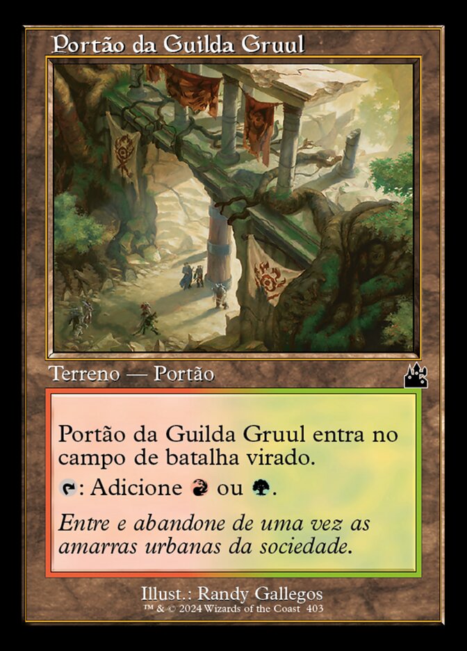 Portão da Guilda Gruul - Ravnica Remastered