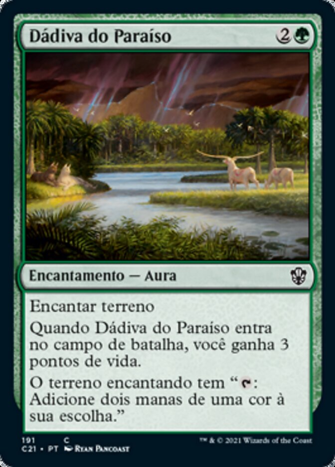 Dádiva do Paraíso - Commander 2021