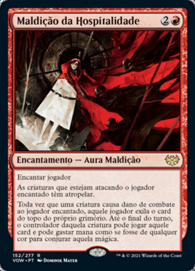 Maldição da Hospitalidade - Innistrad: Crimson Vow