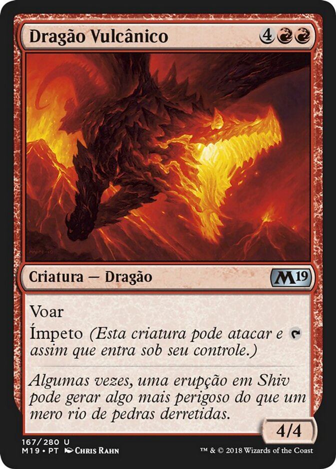 Dragão Vulcânico - Core Set 2019
