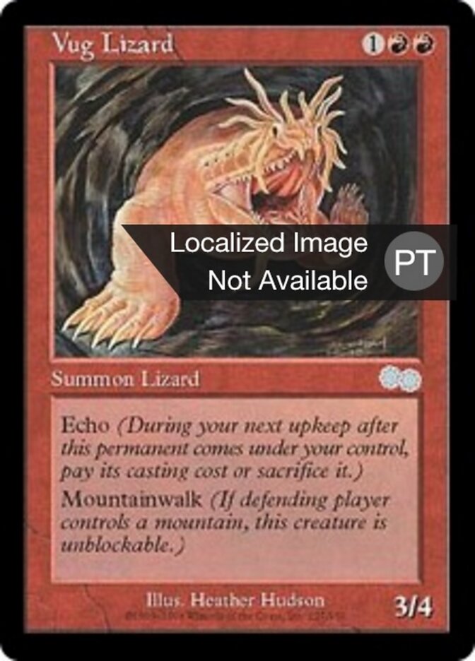 Lagarto da Fenda - Urza's Saga