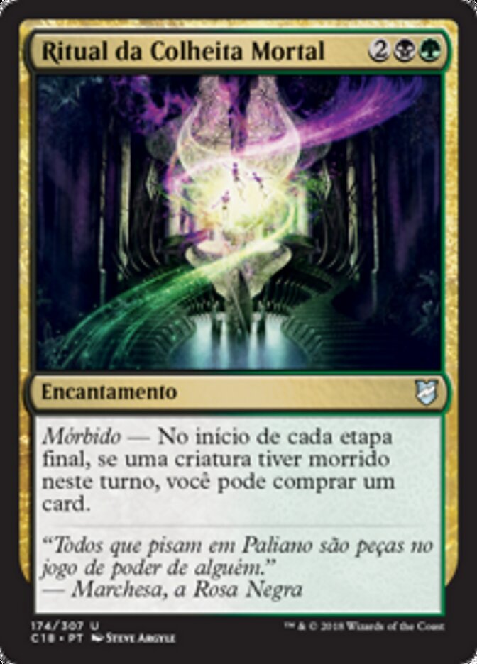 Ritual da Colheita Mortal - Commander 2018