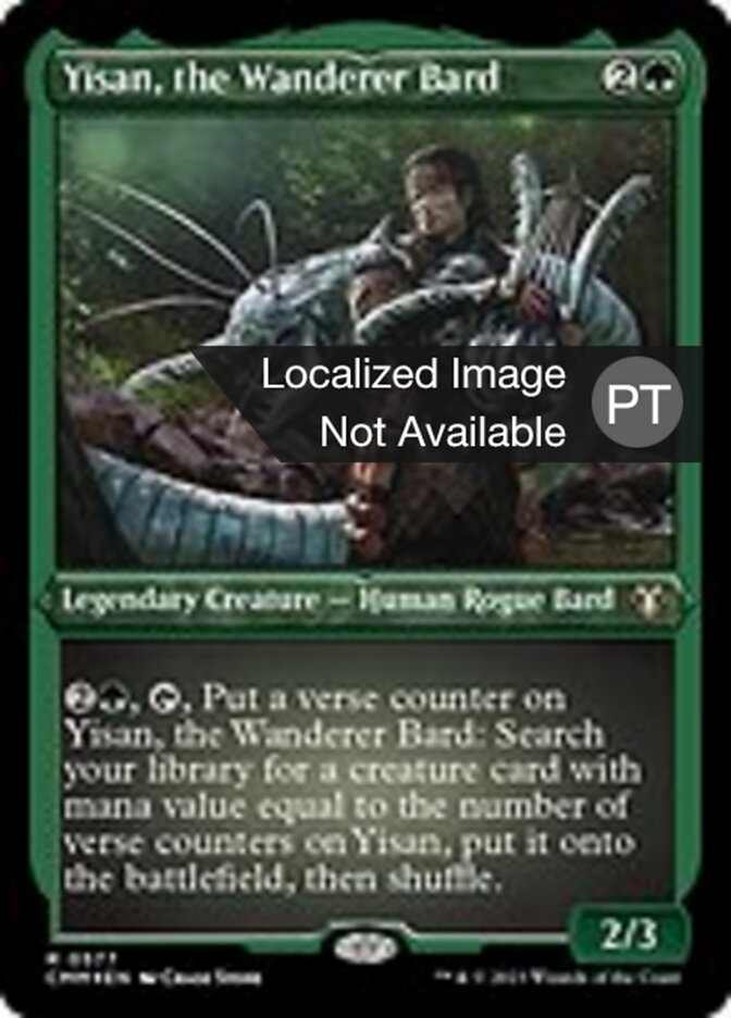 Yisan, o Bardo Andarilho - Commander Masters