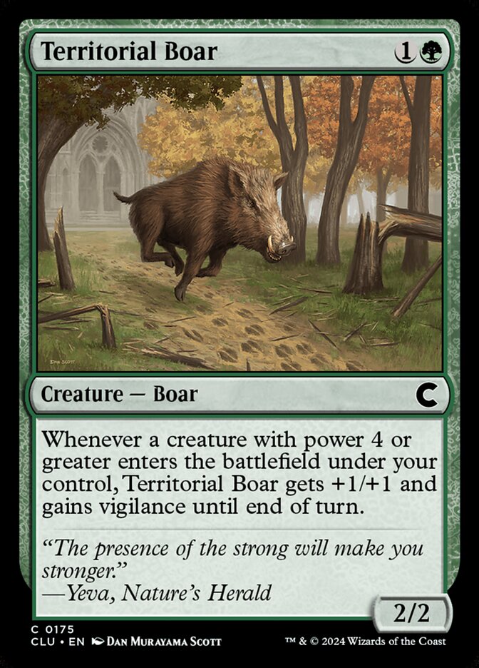 Territorial Boar - Ravnica: Clue Edition