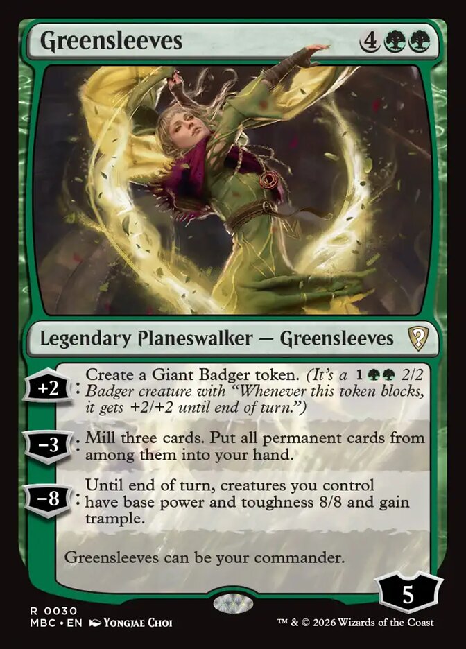 Greensleeves - Mystery Booster Commander Edition