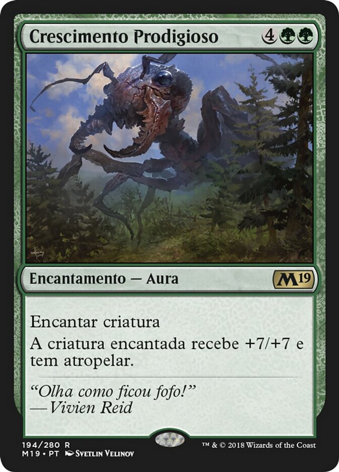 Crescimento Prodigioso - Core Set 2019