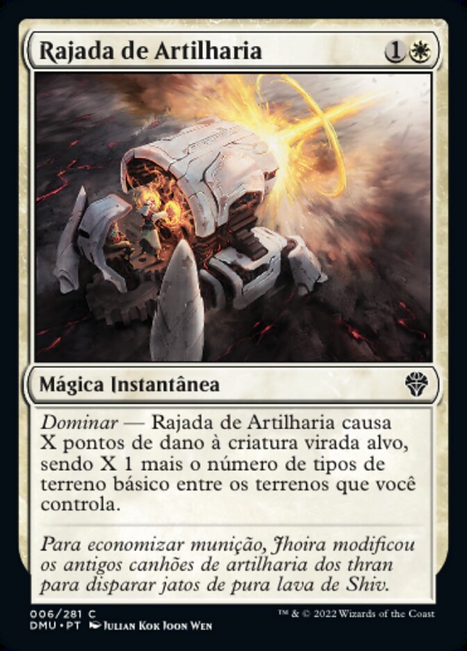 Rajada de Artilharia - Dominaria United