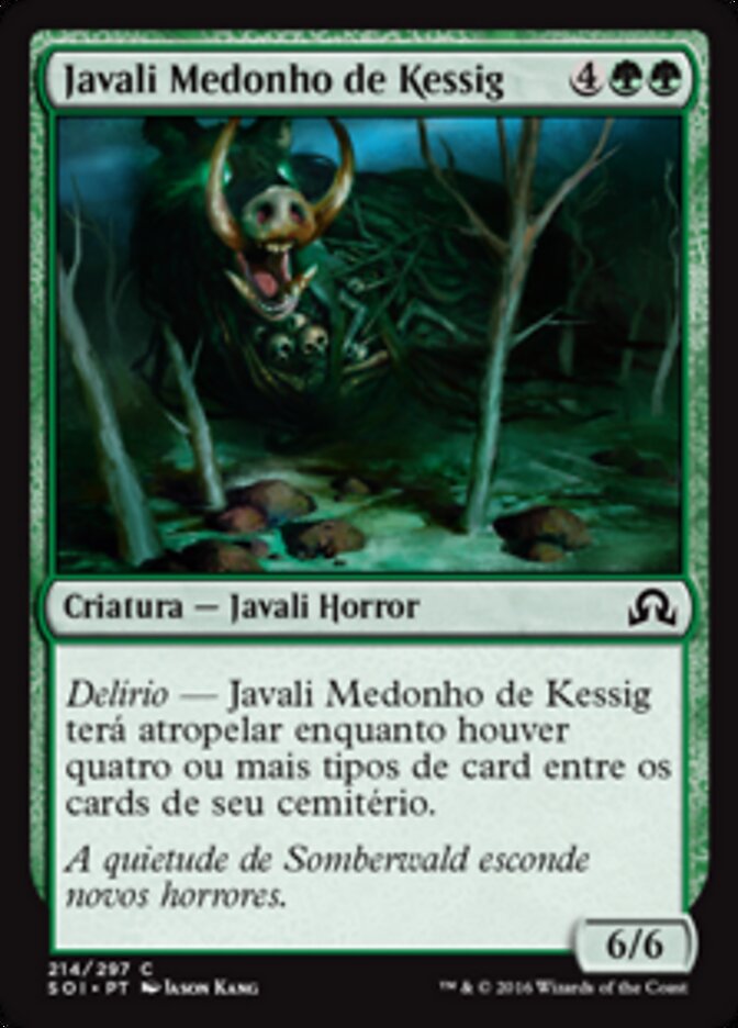 Javali Medonho de Kessig - Shadows over Innistrad