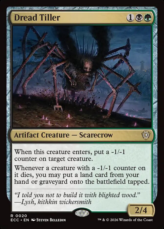 Dread Tiller - Lorwyn Eclipsed Commander