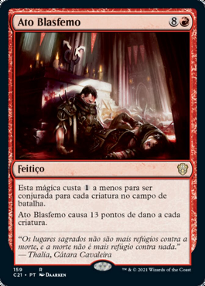 Ato Blasfemo - Commander 2021