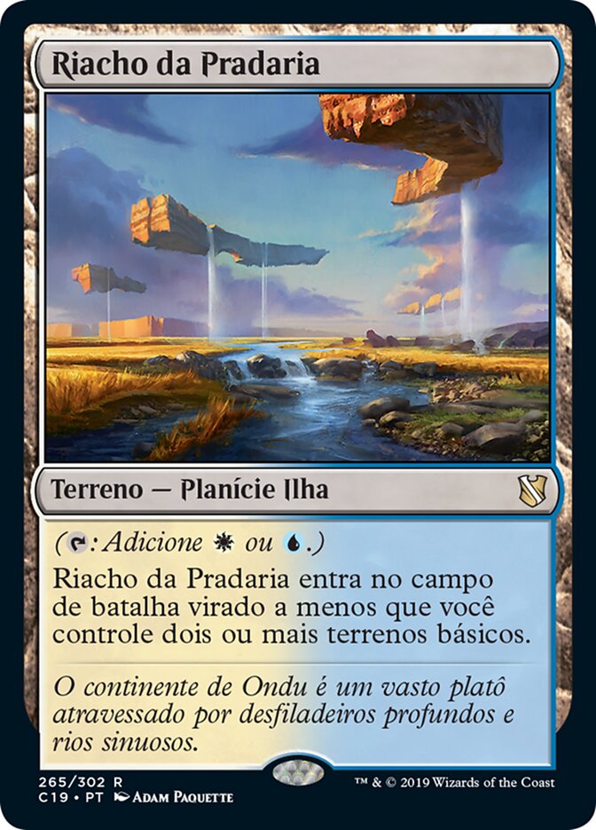 Riacho da Pradaria - Commander 2019