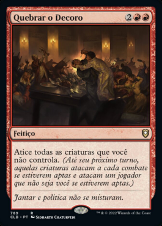 Quebrar o Decoro - Commander Legends: Battle for Baldur's Gate