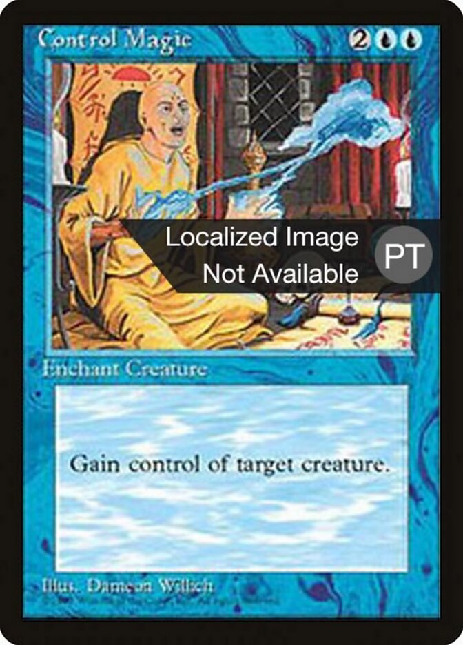 Controlar Mágica - Fourth Edition Foreign Black Border