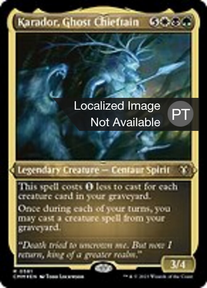 Karador, Cacique Fantasma - Commander Masters