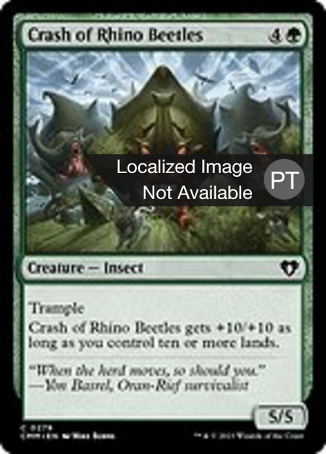 Manada de Besourocerontes - Commander Masters