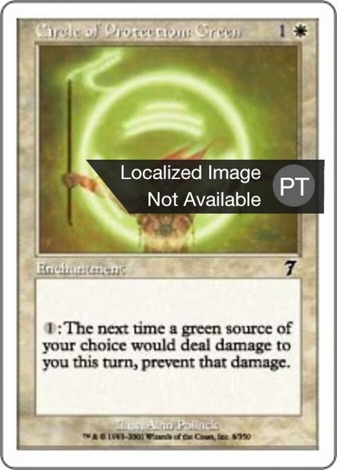 Círculo de Proteção: Verde - Seventh Edition