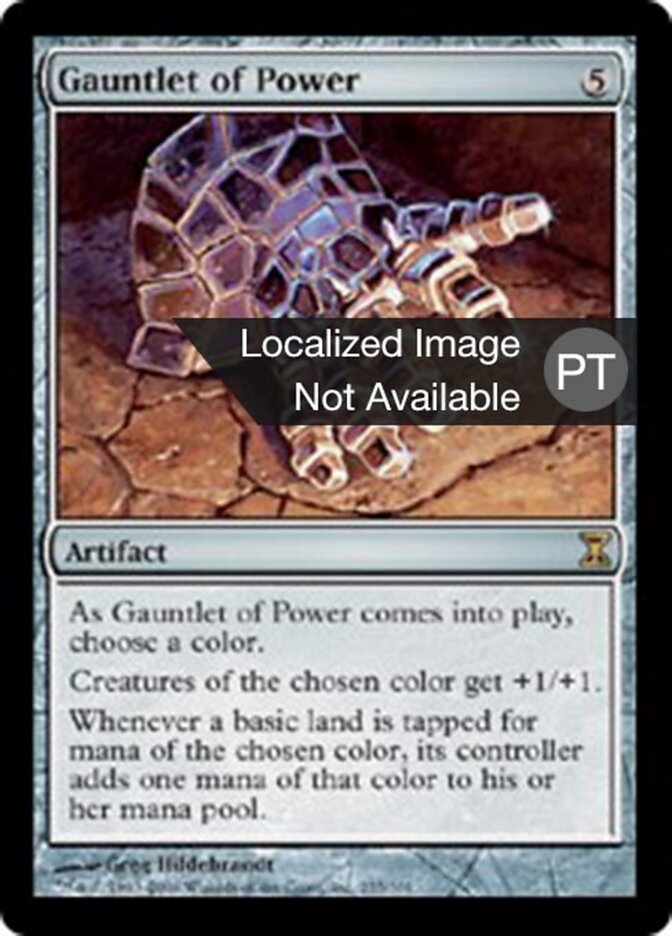 Manoplas do Poder - Time Spiral