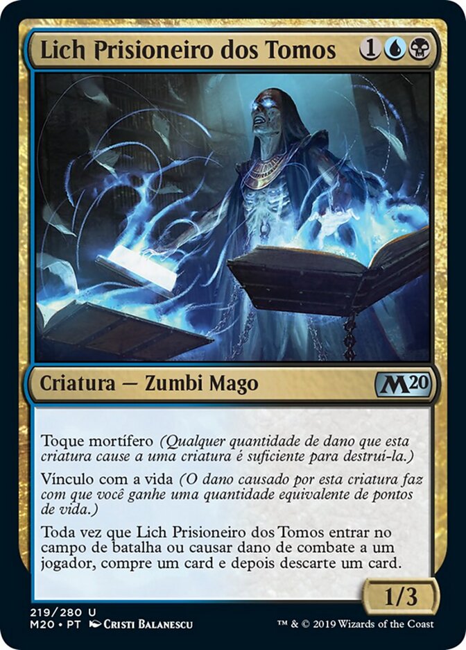 Lich Prisioneiro dos Tomos - Core Set 2020