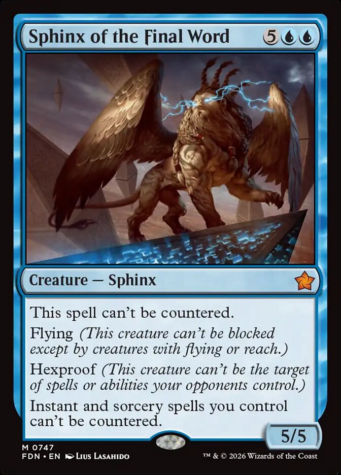 Sphinx of the Final Word - Foundations