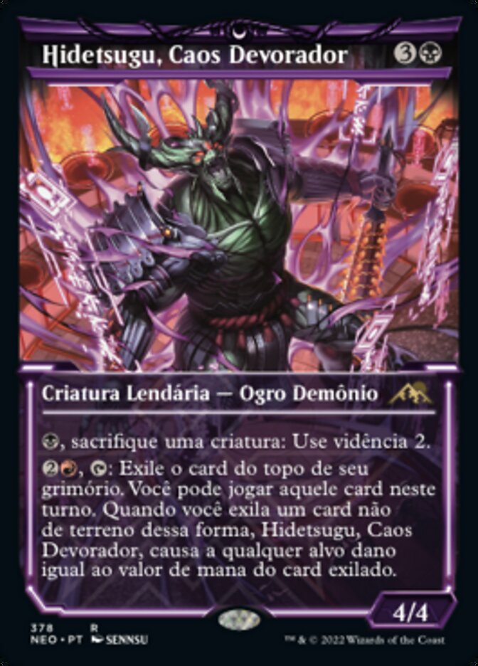 Hidetsugu, Caos Devorador - Kamigawa: Neon Dynasty