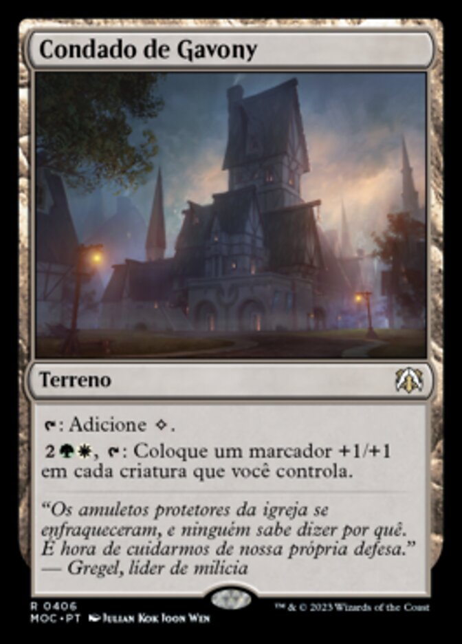 Condado de Gavony - March of the Machine Commander