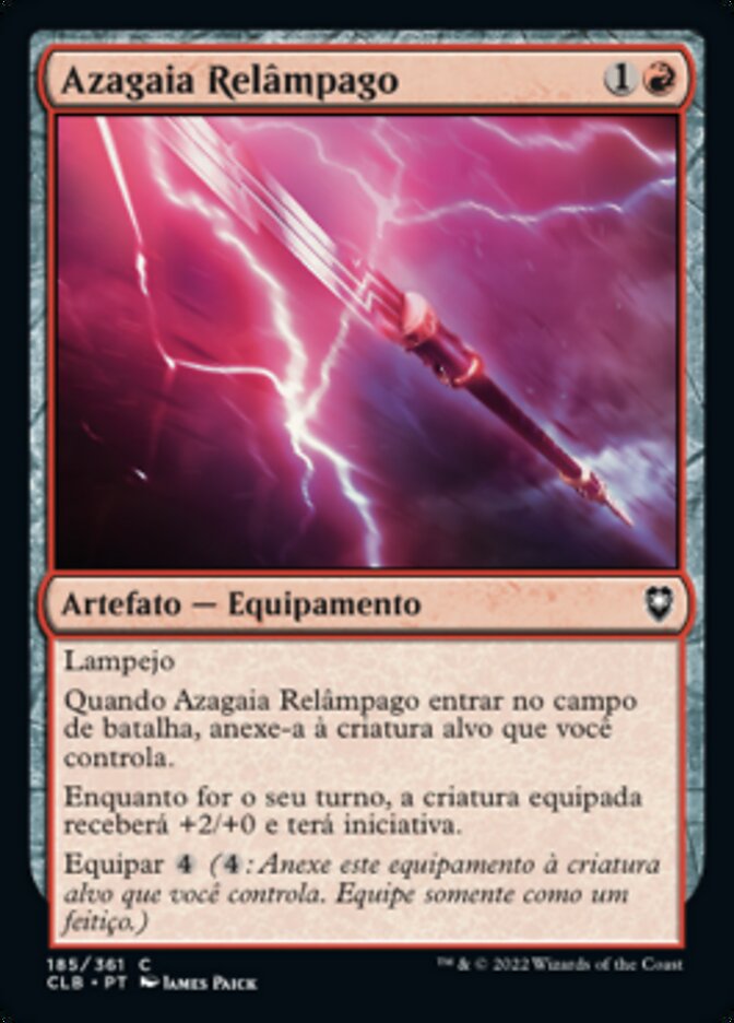 Azagaia Relâmpago - Commander Legends: Battle for Baldur's Gate