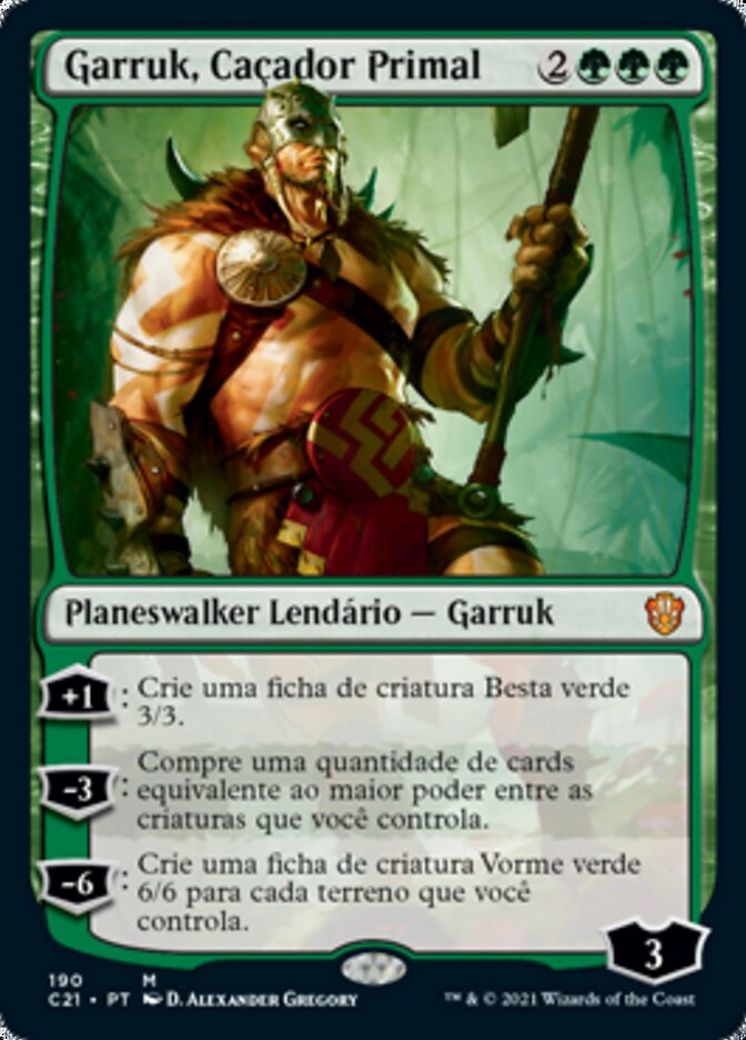 Garruk, Caçador Primal - Commander 2021