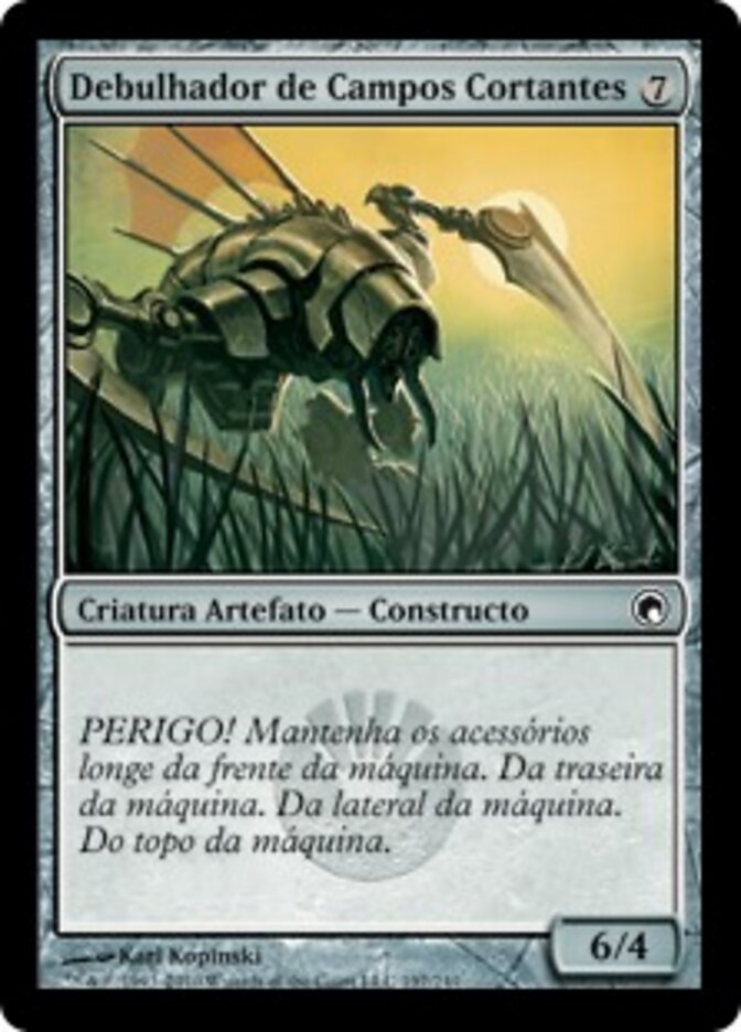Debulhador de Campos Cortantes - Scars of Mirrodin