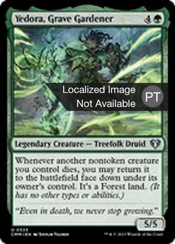 Yedora, Jardineira dos Túmulos - Commander Masters