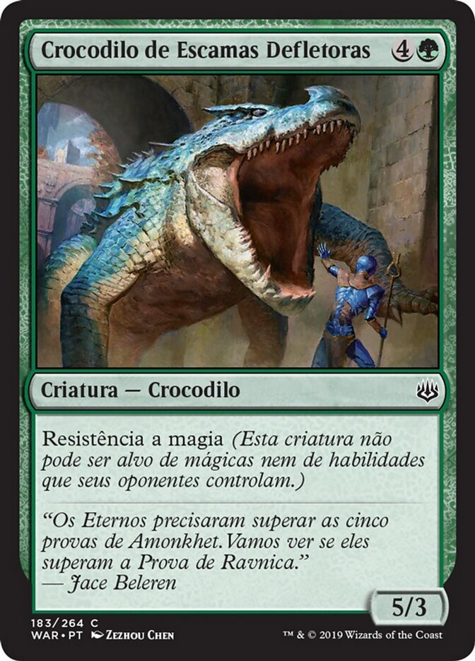 Crocodilo de Escamas Defletoras - War of the Spark